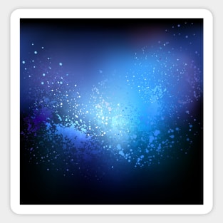 Blue Abstract Background Sticker